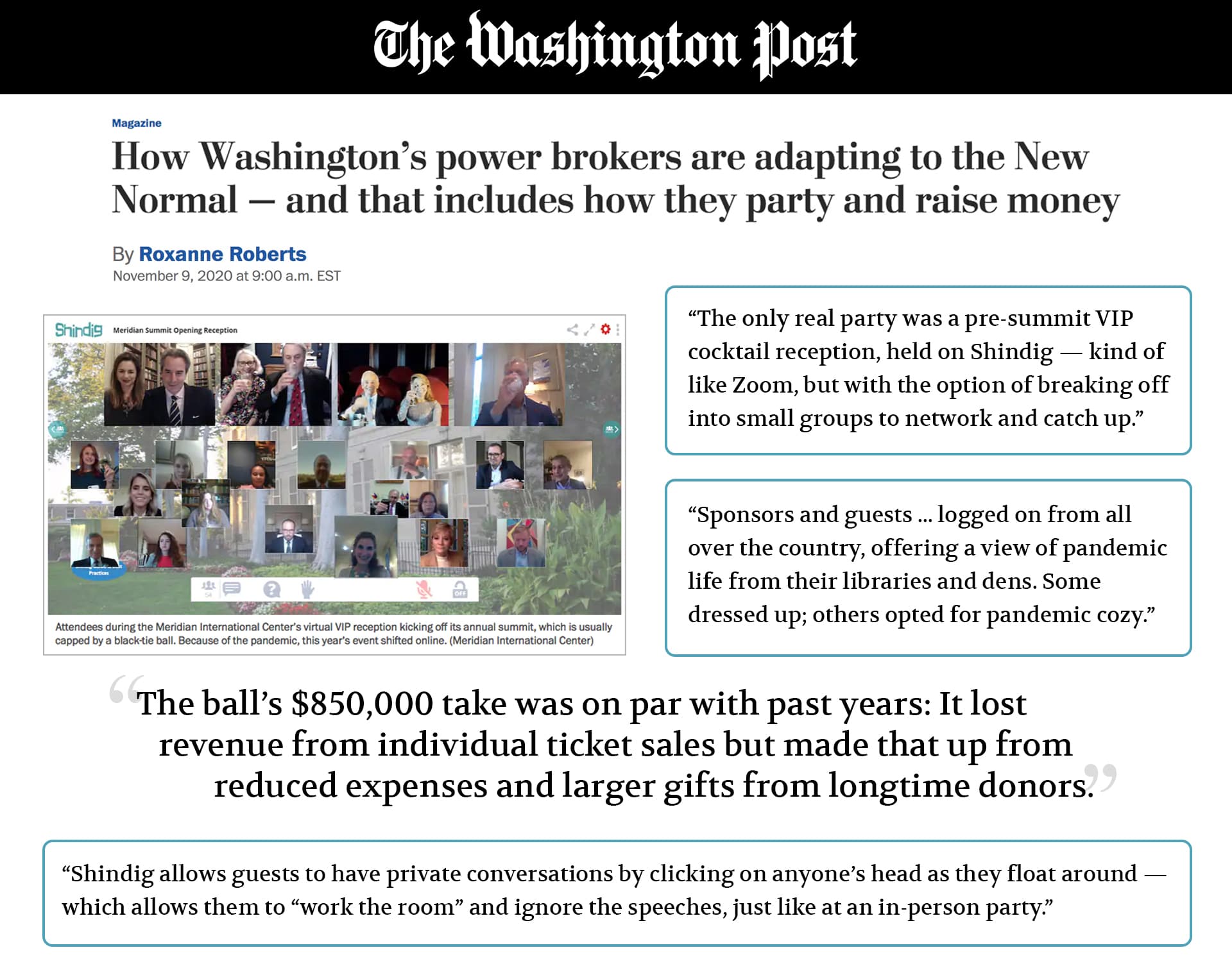 Washington post article